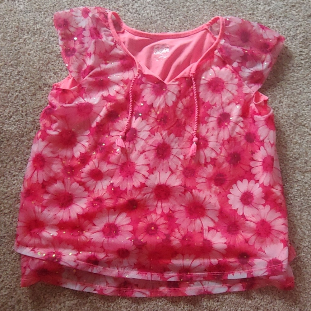 Floral Pink Blouse